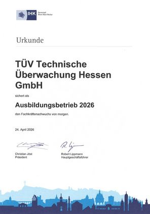 IHK Urkunde Ausbildungsbetrieb 2026