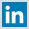 LinkedIn Logo in Blau